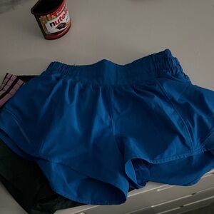 Blue lululemon shorts